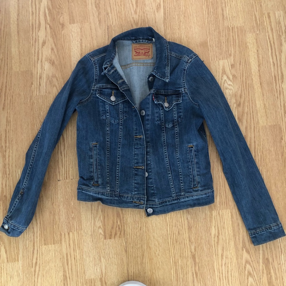 NEW Levi's  Womens' M Denim Jean Jacket Original Trucker Jacket Button Up